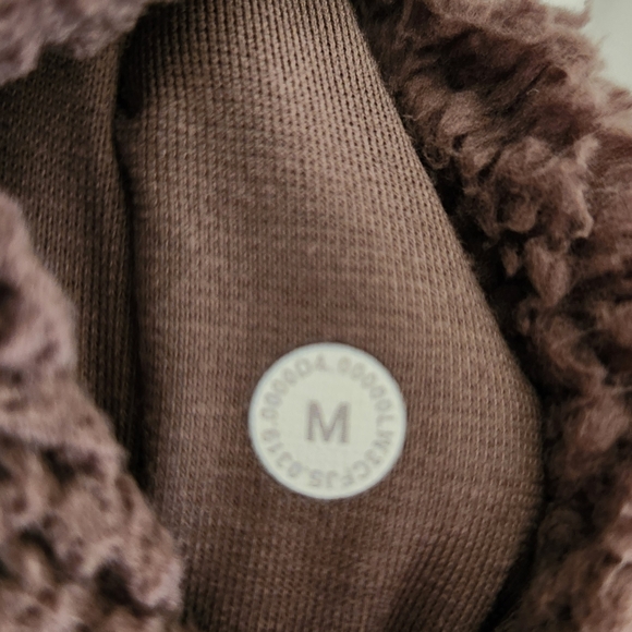 Lululemon Short Sweet and Sherpa Jacket Heathered Antique Bark Antique Bark Med - Picture 12 of 12